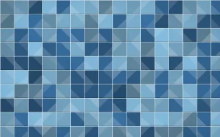 Lisbon Azul Petite Zellige — colourful blue and white zellige background
