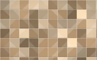 Manila Shell Zellige — colourful orange and beige zellige background