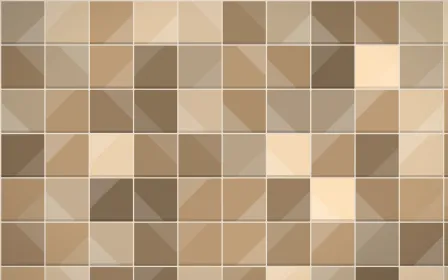 Manila Shell Zellige — colourful orange and beige zellige background