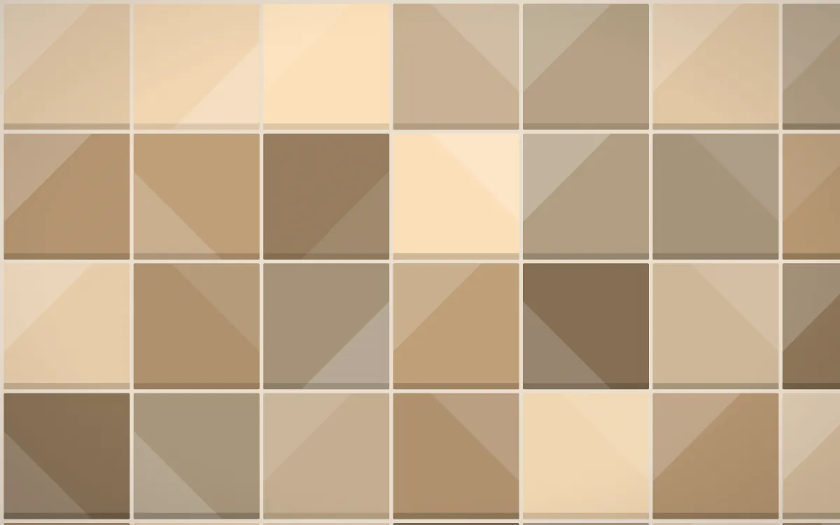 Manila Shell Grand Zellige — colourful orange and beige zellige background