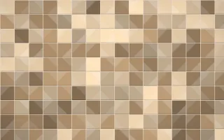 Manila Shell Petite Zellige — colourful orange and beige zellige background