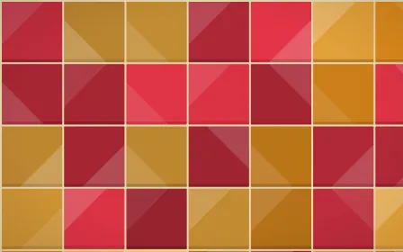Marigold Temple Grand Zellige — colourful orange and beige zellige background