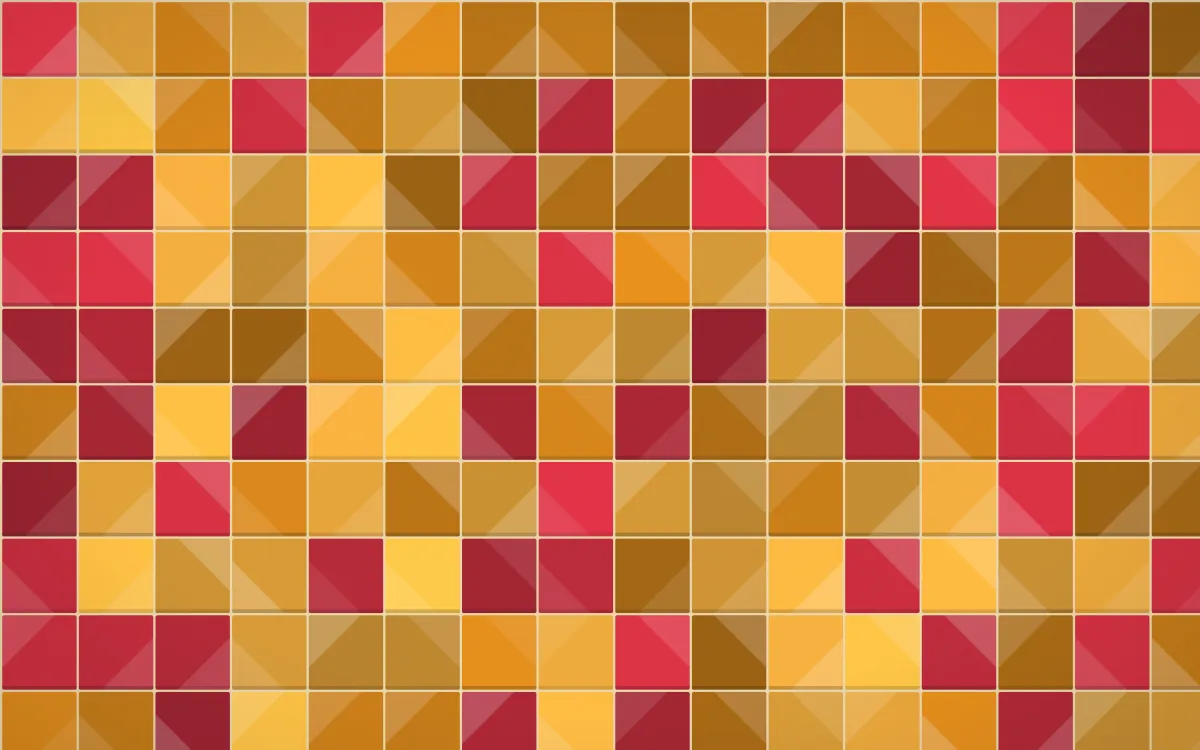 Marigold Temple Petite Zellige — colourful orange and beige zellige background