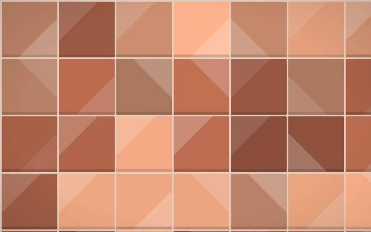 Marrakech Rose Grand Zellige — colourful orange and beige zellige background
