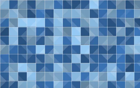 Ming Porcelain Petite Zellige — colourful blue zellige background
