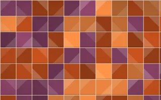 Momiji Maple Zellige — colourful orange, brown and beige zellige background