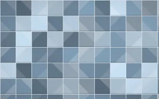 Montréal Hiver Zellige — colourful blue and white zellige background