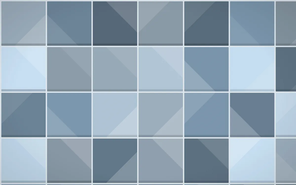 Montréal Hiver Grand Zellige — colourful blue and white zellige background