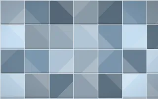 Montréal Hiver Grand Zellige — colourful blue and white zellige background