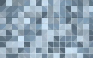 Montréal Hiver Petite Zellige — colourful blue and white zellige background