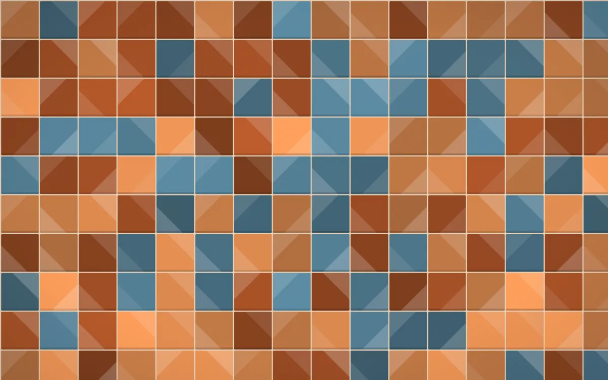 Outback Clay Petite Zellige — colourful orange, brown and beige zellige background