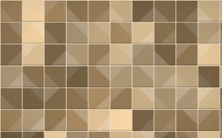 Pampas Cream Zellige — colourful orange and beige zellige background