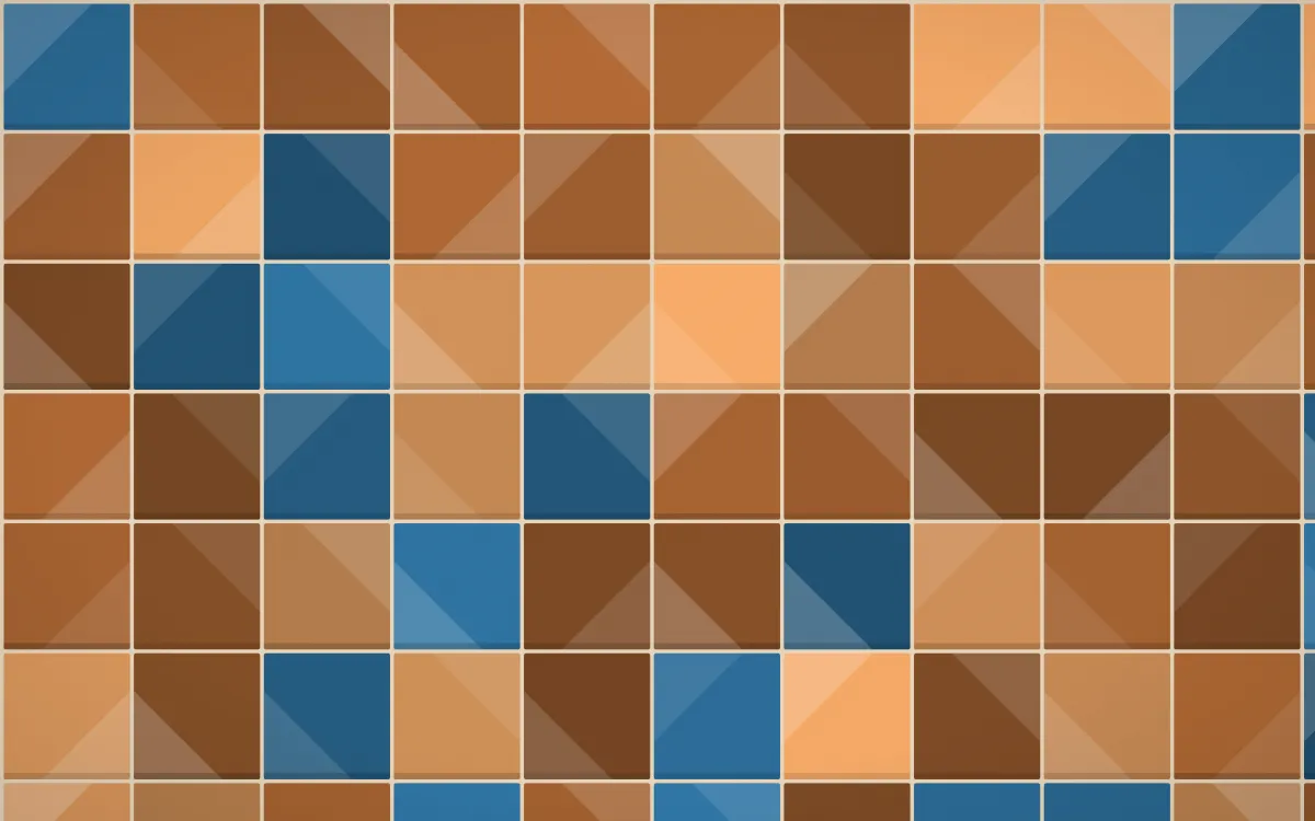 Porto Terra Zellige — colourful orange, brown and beige zellige background