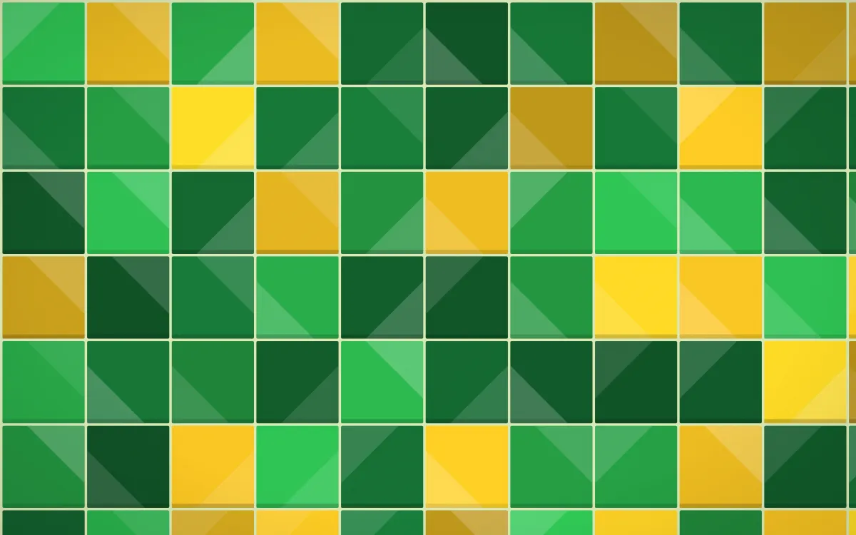 Rio Carnival Zellige — colourful green zellige background