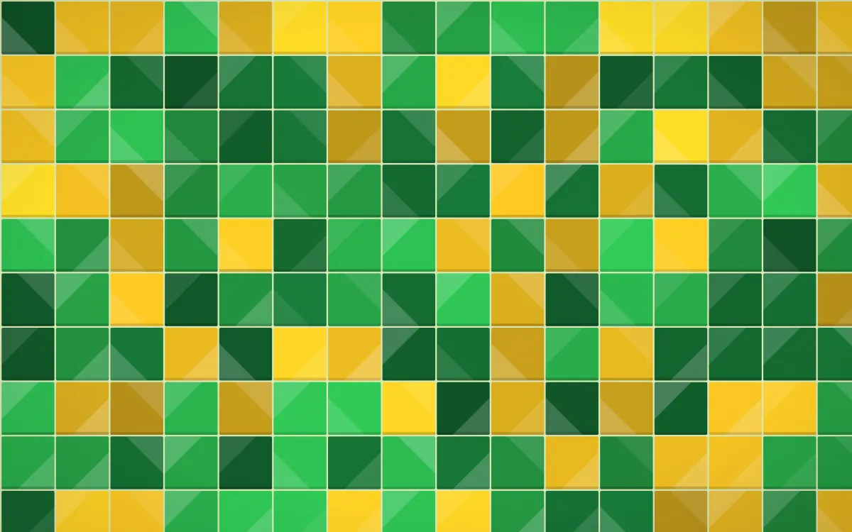 Rio Carnival Petite Zellige — colourful green zellige background