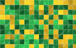 Rio Carnival Petite Zellige — colourful green zellige background