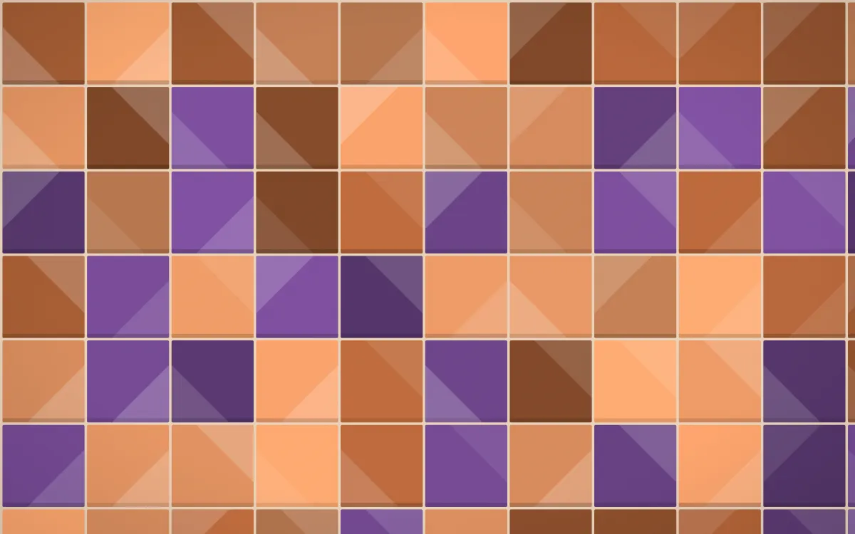 Sahara Dusk Zellige — colourful orange and beige zellige background