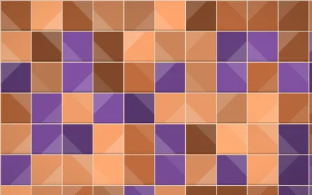 Sahara Dusk Zellige — colourful orange and beige zellige background