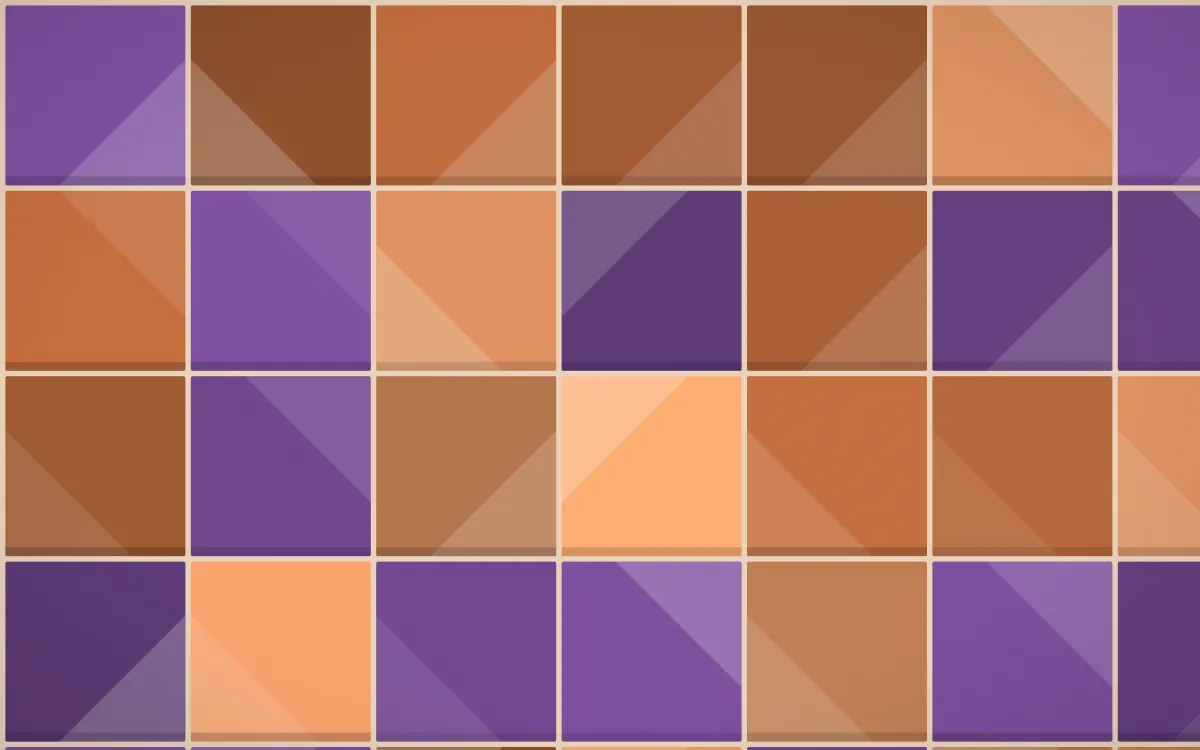 Sahara Dusk Grand Zellige — colourful orange and beige zellige background