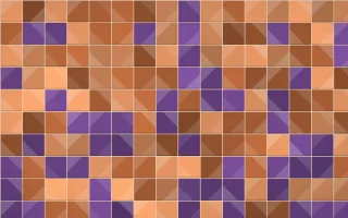 Sahara Dusk Petite Zellige — colourful orange and beige zellige background