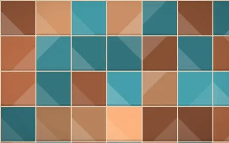 Santa Fe Adobe Grand Zellige — colourful orange and beige zellige background