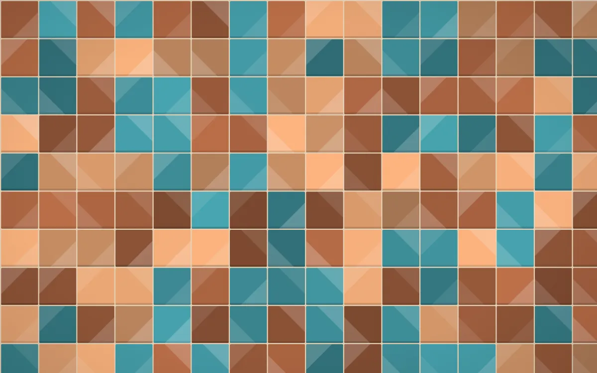 Santa Fe Adobe Petite Zellige — colourful orange and beige zellige background