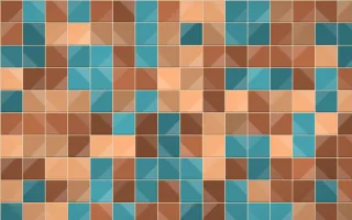 Santa Fe Adobe Petite Zellige — colourful orange and beige zellige background