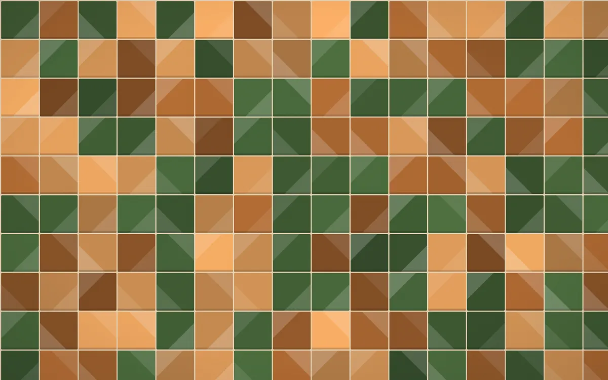 Savanna Clay Petite Zellige — colourful orange, brown and beige zellige background