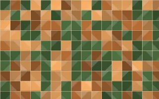 Savanna Clay Petite Zellige — colourful orange, brown and beige zellige background