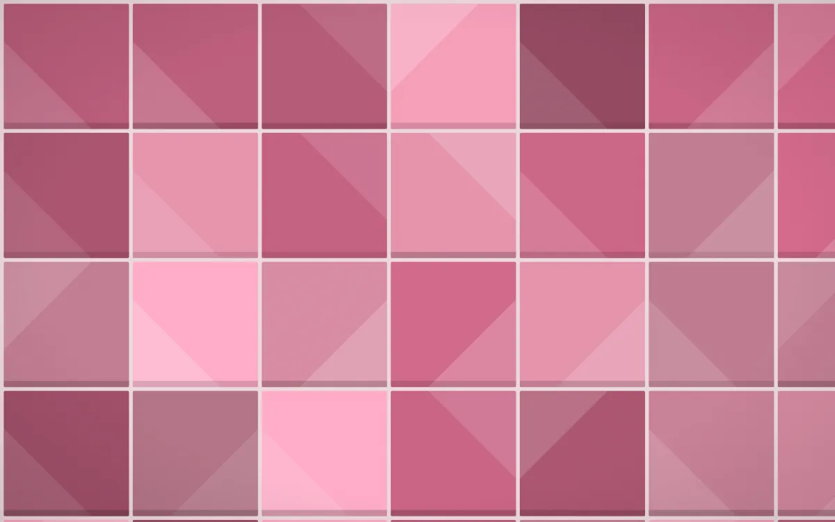 Seoul Blossom Grand Zellige — colourful pink and red zellige background
