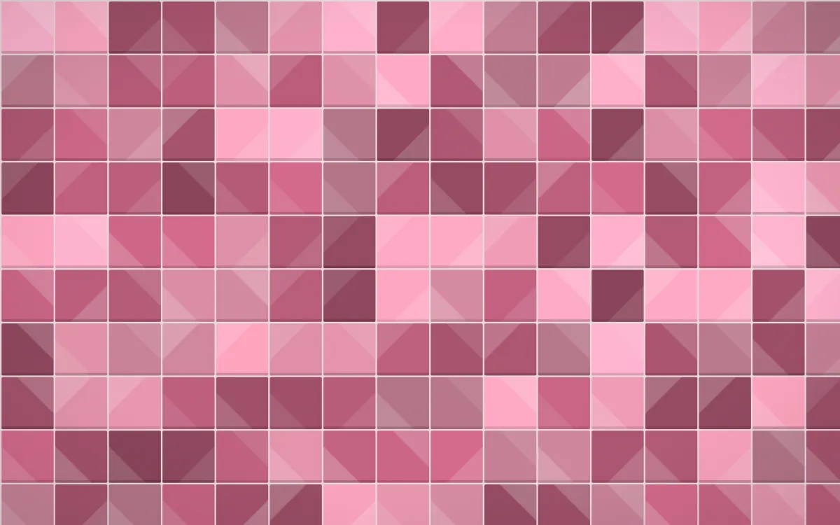 Seoul Blossom Petite Zellige — colourful pink and red zellige background