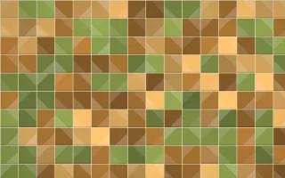 Tuscany Sun Petite Zellige — colourful orange, brown and beige zellige background