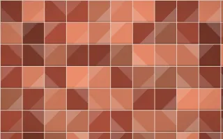 Venetian Rosso Zellige — dark orange, brown and beige zellige background