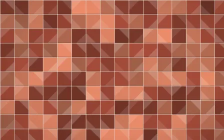 Venetian Rosso Petite Zellige — dark orange, brown and beige zellige background
