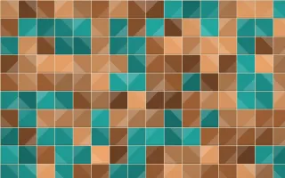 Zanzibar Spice Petite Zellige — colourful orange, brown and beige zellige background