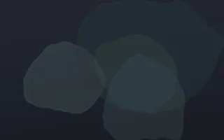 Night Garden Wash II — dark teal and grey zen background, variation II