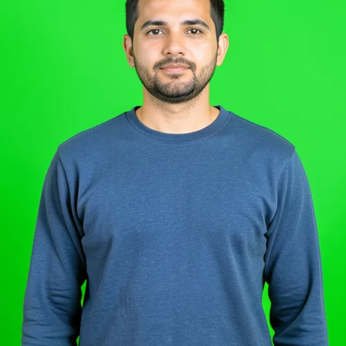 Original source image before Green Screen Effect