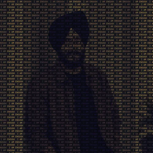 Affirmation Field · Aura Spectrum · Dense Microtype photo effect preview
