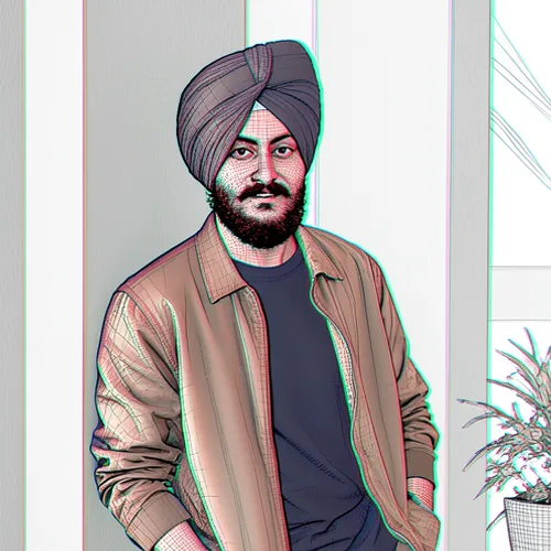 Anaglyph 3D · Landscape · Wireframe Material photo effect preview
