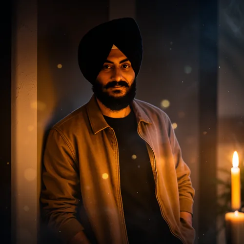 Candlelight · with Bokeh · Dramatic Finish applied to the same source image