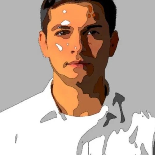 Klassisk tecknad applied to the same source image