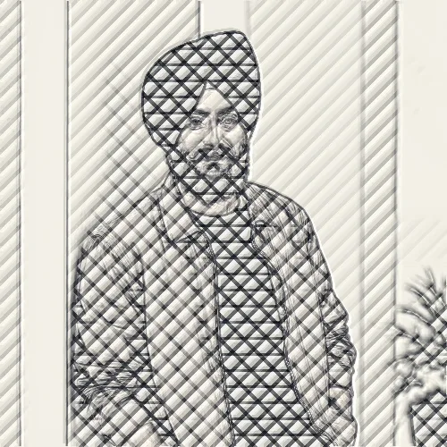 Crosshatch · Graphite Pigment · Embossed applied to the same source image