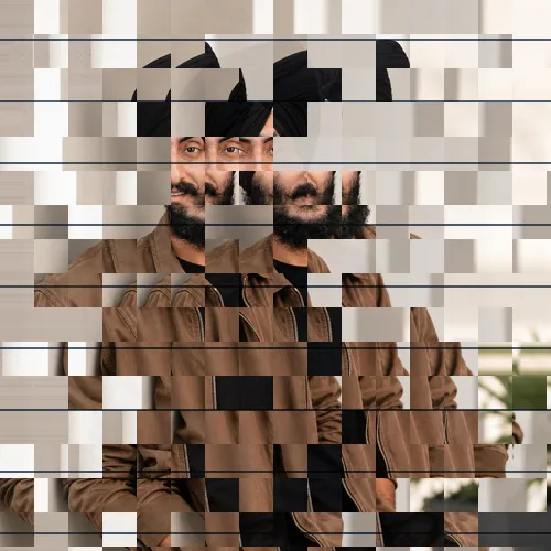 Datamosh Still applied to the same source image