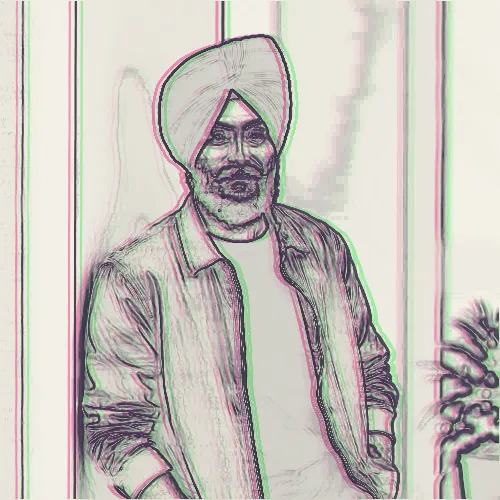 Diagonal Lines applied to the same source image