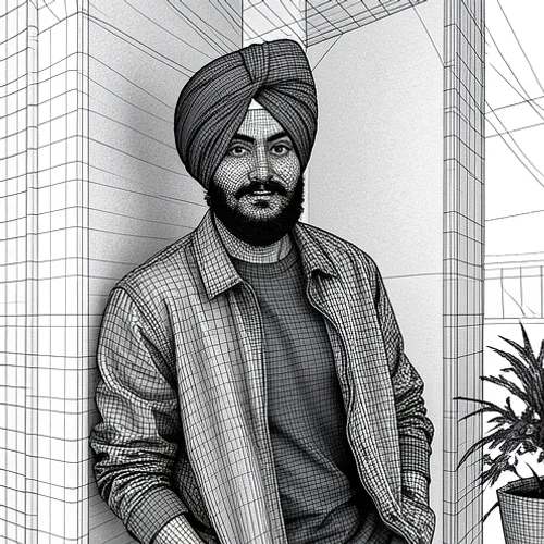 Face Projection · Architecture · Wireframe Material photo effect preview