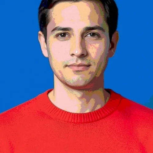 Applicazione in feltro applied to the same source image