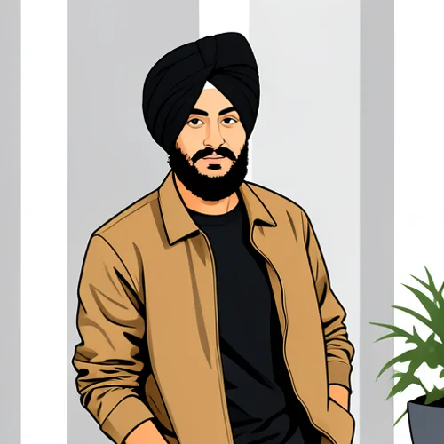 Flat Vector Art applied to the same source image