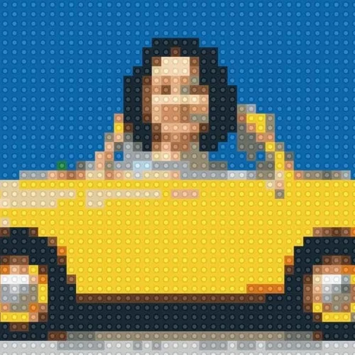 LEGO ਆਰਟ ਜਨਰੇਟਰ applied to the same source image