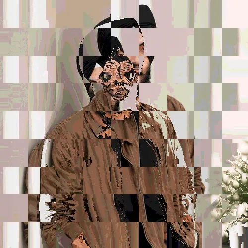 Mosaic applied to the same source image