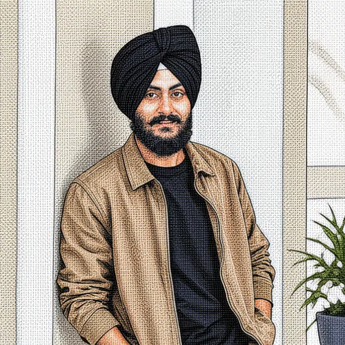 Needlepoint applied to the same source image